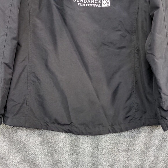 Lands' End Women's 2008 Sundance Film Festival Windbreaker Jacket Black Small - Picture 8 of 15
